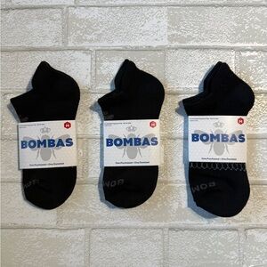 Bombas Black Ankle Socks - 3 Pairs